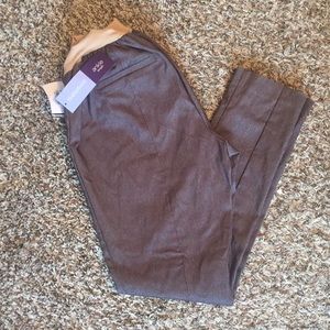 Gray dress maternity pants